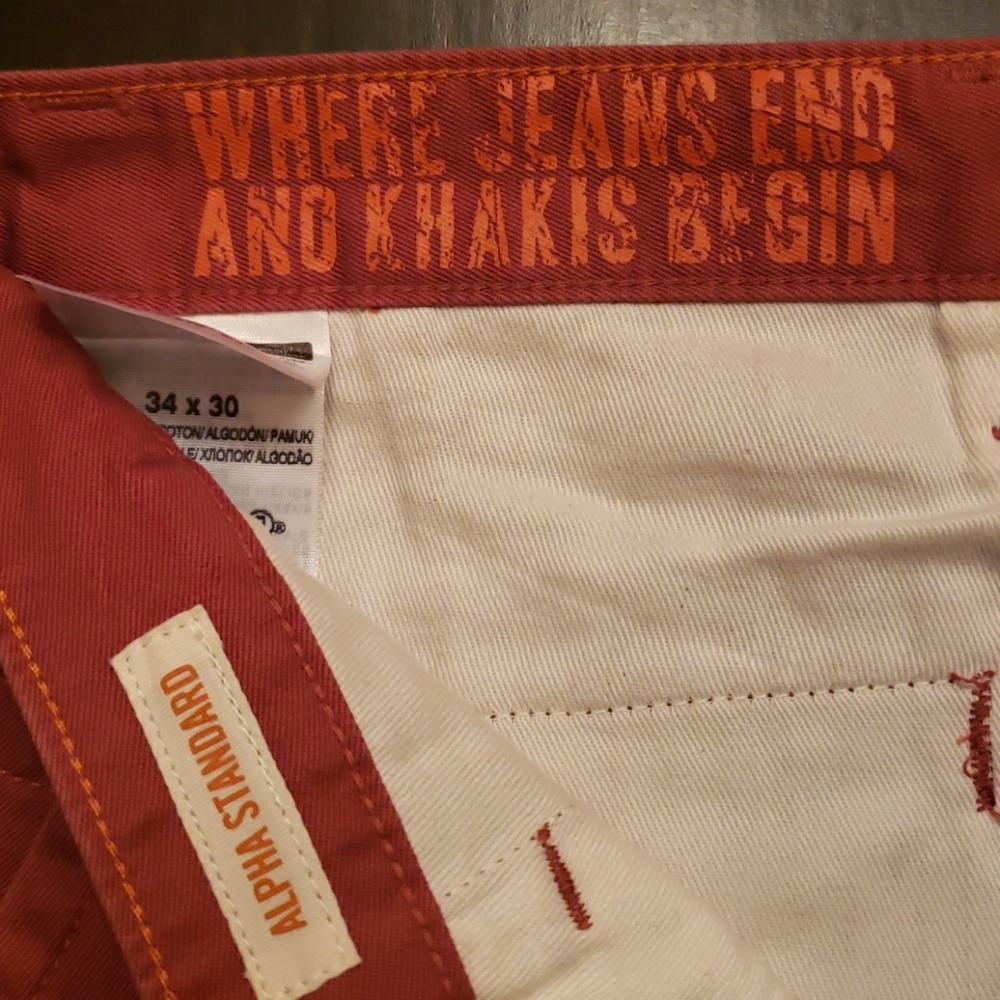 Docker's Alpha Standard Flat Front Chino's
